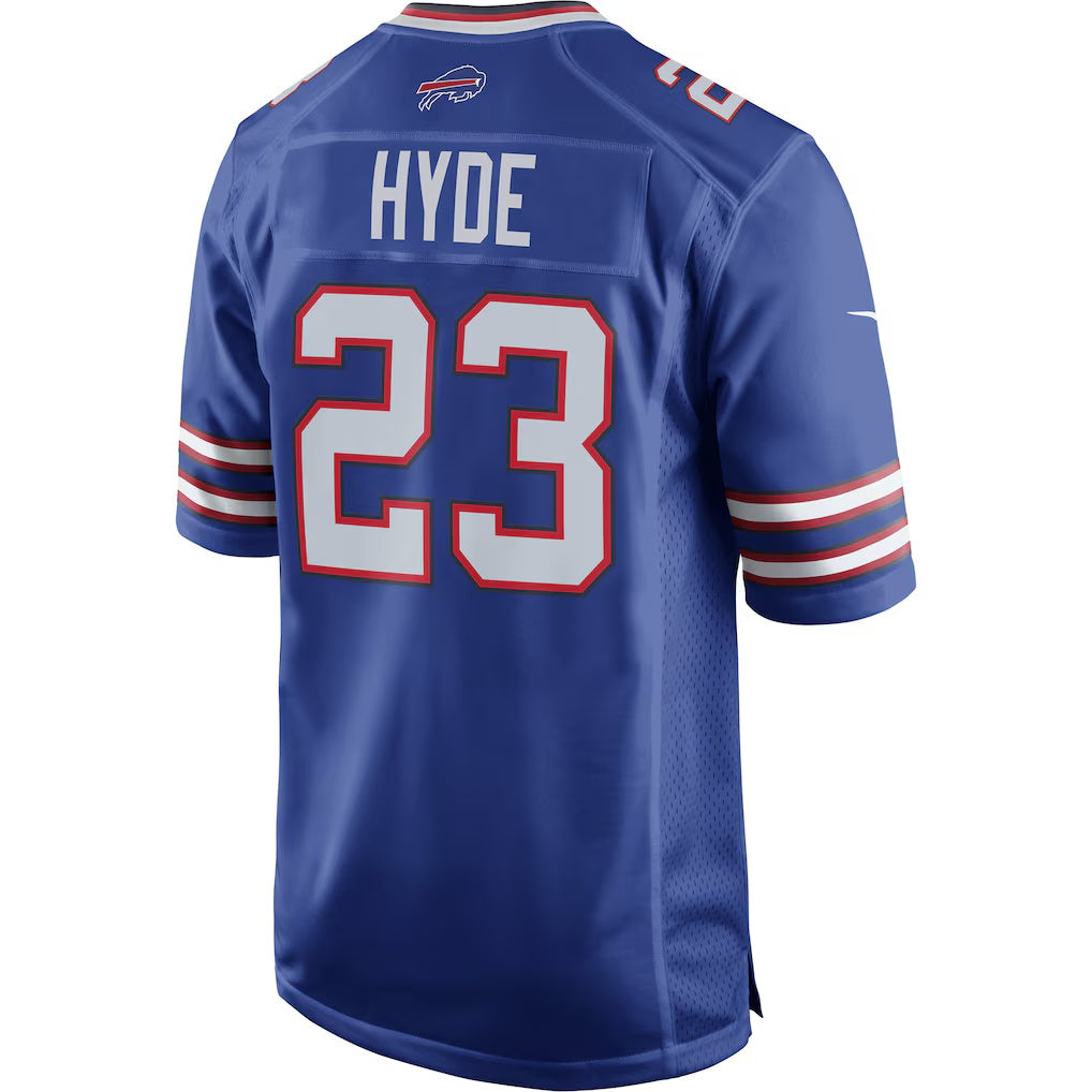 B.Bills #23 Micah Hyde Royal Jereymy Game Player Jersey