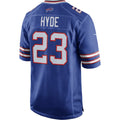 B.Bills #23 Micah Hyde Royal Jereymy Game Player Jersey