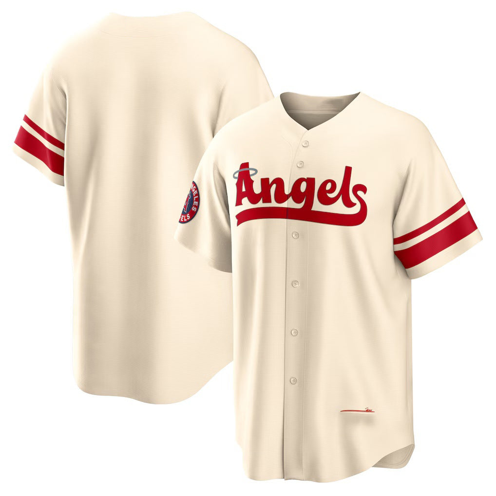 Los Angeles Angels Cream Jereymy City Connect Replica Team Jersey