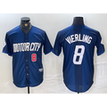 Detroit Tigers #8 Matt Vierling Number Navy Jereymy 2024 City Connect Cool Base Limited Stitched Jersey