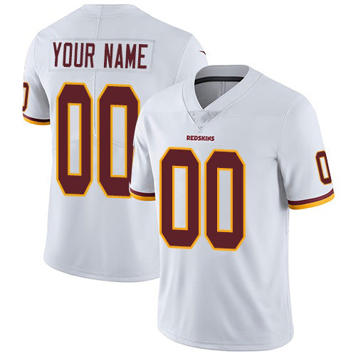 Custom W.Redskins Road White Jereymy Vapor Untouchable Limited Jersey