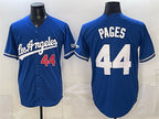 Los Angeles Dodgers #44 Andy Pages Royal Jereymy Alternate Stadium Stitched Jersey