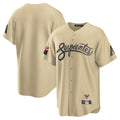 Arizona Diamondbacks Tan Jereymy City Connect Home Game Blank Player Stitched Jerseys