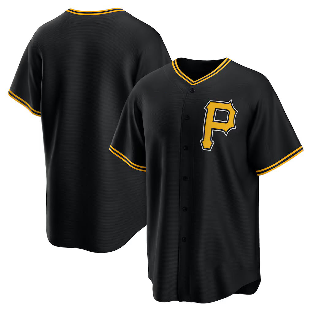 Pittsburgh Pirates Black Jereymy Alternate Replica Team Jersey 2