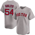 Boston Red Sox #54 Lucas Giolito Gray Jereymy 2024 Away Limited Stitched Jersey