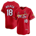 St. Louis Cardinals #18 Jordan Walker Red Jereymy City Connect Limited Player Jersey