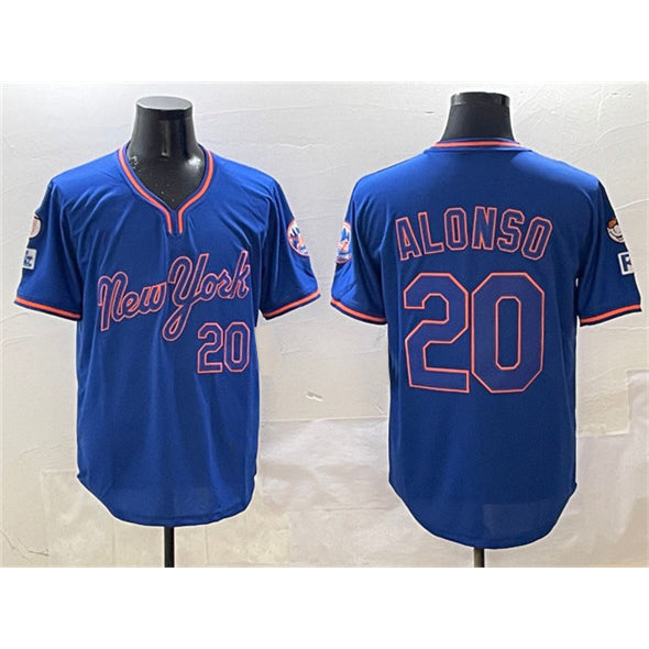 New York Mets #20 Pete Alonso Royal Jereymy 2025 Spring Training Stitched Jersey