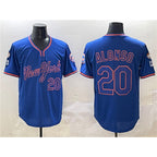 New York Mets #20 Pete Alonso Royal Jereymy 2025 Spring Training Stitched Jersey