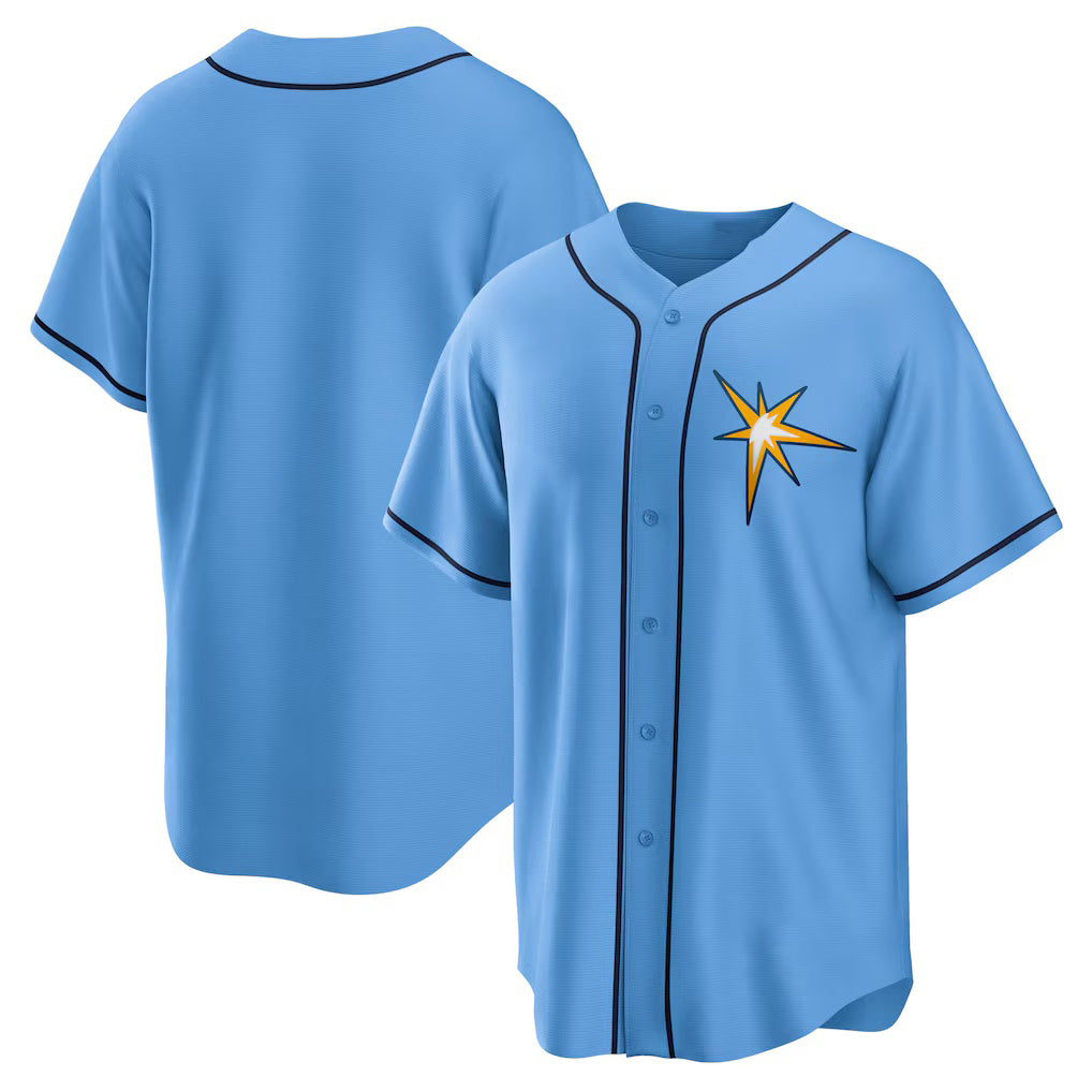 Tampa Bay Rays Light Blue Jereymy Spring Training Replica Team Jersey