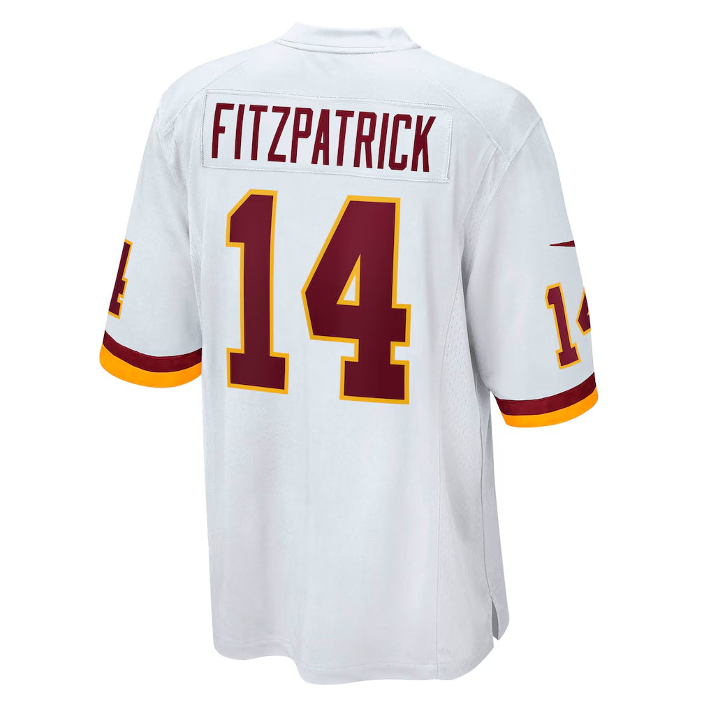 W.Football Team #14 Ryan Fitzpatrick White Jereymy Game Jersey