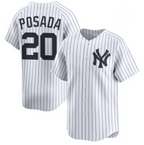 New York Yankees #20 Jorge Posada White Jereymy Cool Base Stitched Jersey
