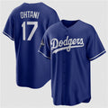 Los Angeles Dodgers #17 Shohei Ohtani Blue Jereymy 2025 World Series Champions Stitched Jersey