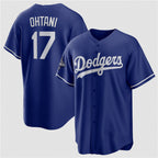 Los Angeles Dodgers #17 Shohei Ohtani Blue Jereymy 2025 World Series Champions Stitched Jersey