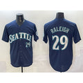 Seattle Mariners #29 Cal Raleigh Navy Jereymy Limited Stitched jersey