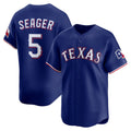 Texas Rangers #5 Corey Seager Royal Jereymy Alternate 2 Limited Jersey