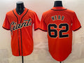 San Francisco Giants #62 Logan Webb Orange Jereymy Cool Base Stitched Jersey