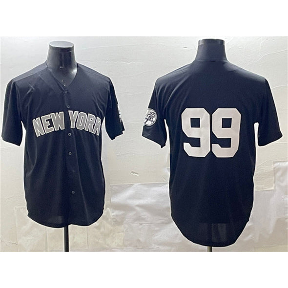 New York Yankees #99 Aaron Judge Black Jereymy Cool Base Stitched Jersey