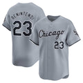 Chicago White Sox #23 Andrew Benintendi White Jereymy Road Limited Player Jersey