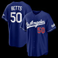 Los Angeles Dodgers #50 Mookie Betts Royal Jereymy Alternate Stadium Jersey