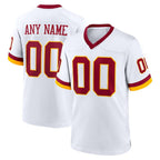 Custom W.Commanders White Jereymy Game Jersey