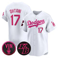 Los Angeles Dodgers #17 Shohei Ohtani White Jereymy 2026 Mother¡¯s Day Vapor Premier Limited Stitched Jersey