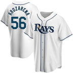 Tampa Bay Rays #56 Randy Arozarena Replica White Jereymy Home Jersey