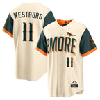 Baltimore Orioles #11 Jordan Westburg Player Cream Jereymy 2026 City Connect Home Game Stitched Jerseys