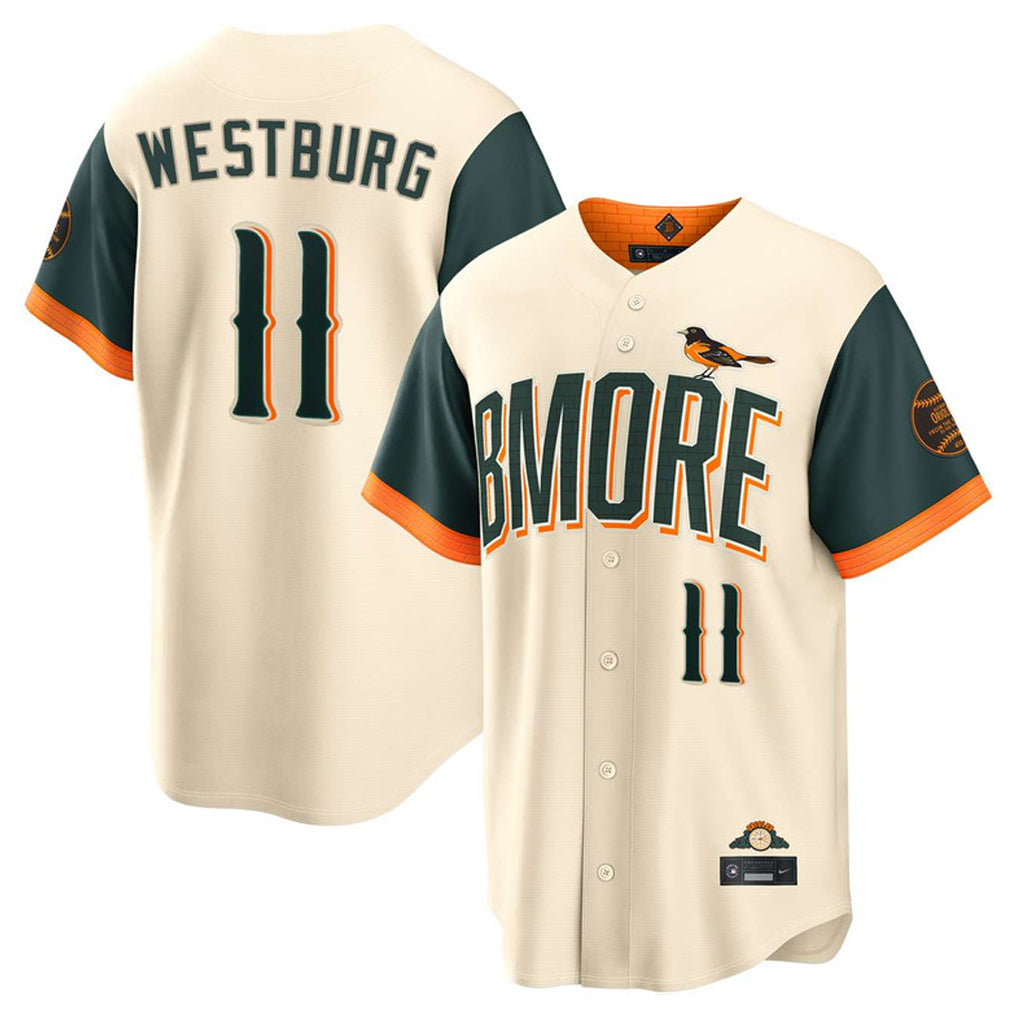 Baltimore Orioles #11 Jordan Westburg Player Cream Jereymy 2026 City Connect Home Game Stitched Jerseys