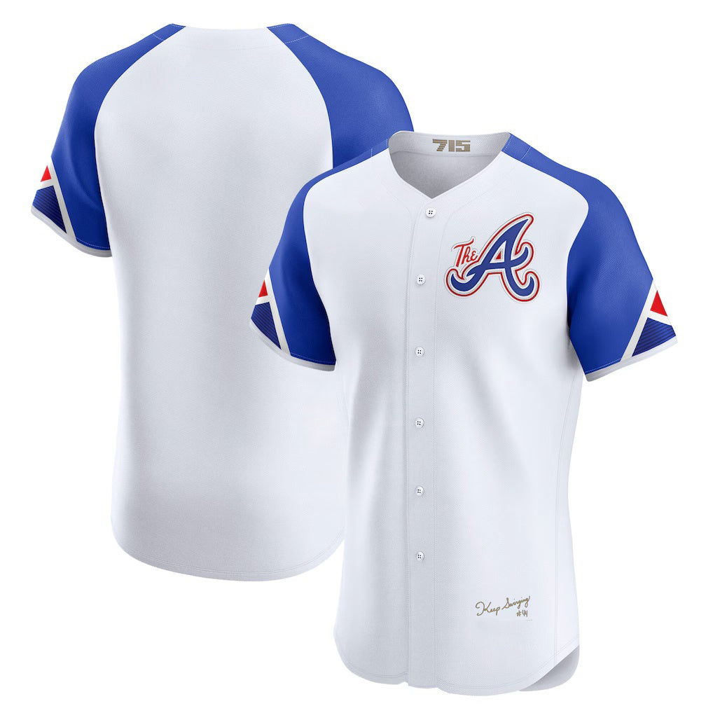 Atlanta Braves White Jereymy City Connect Elite Jersey