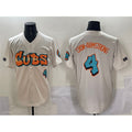 Chicago Cubs #4 Pete Crow-Armstrong Cream Jereymy 'Graffiti North Side Edition' Vapor Premier Limited Stitched Jersey