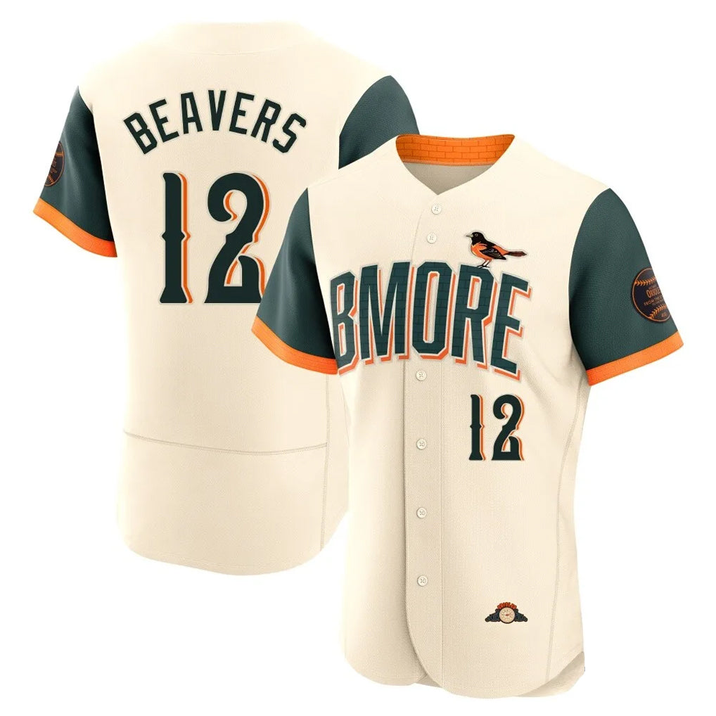Baltimore Orioles #12 Dylan Beavers Player Cream Jereymy 2026 City Connect Limited Elite Home Game Stitched Jerseys