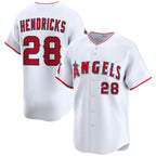 Los Angeles Angels #28 Kyle Hendricks White Jereymy 2024 Home Limited Stitched Jersey