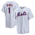 New York Mets #1 Jeff McNeil White Jereymy Home Replica Player Jersey