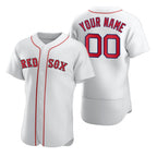 Custom Boston Red Sox White Jereymy 2020 Stitched Flex Base Jersey
