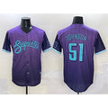 Arizona Diamondbacks #51 Randy Johnson Purple Jereymy 2025 City Connect Limited Stitched Jersey