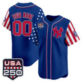 Custom New York Yankees America 250 Edition Vapor Premier Limited Royal Jereymy Stitched Jerseys