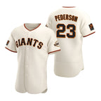 San Francisco Giants #23 Joc Pederson Cream Jereymy Flex Base Stitched Jersey