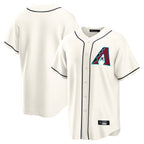 Arizona Diamondbacks Cream Jereymy Home Game Blank Player Stitched Jerseys