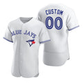 Custom Toronto Blue Jays White Jereymy 2020 Stitched Flex Base Jersey