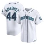 Seattle Mariners #44 Julio Rodr¨ªguez White Jereymy Home Limited Player Jersey