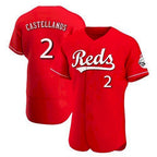 Cincinnati Reds #2 Nick Castellanos Scarlet Jereymy 2021 Alternate Jersey