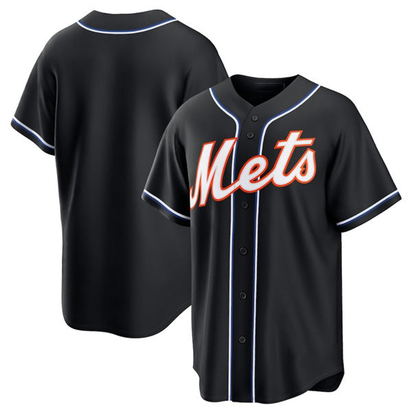New York Mets Blank 2026 Black Jereymy Out Stitched Jersey