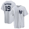 New York Yankees #19 Ryan McMahon White Jereymy 2025 Cool Base Stitched Jersey