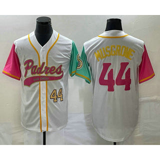 San Diego Padres #44 Joe Musgrove Number White Jereymy NEW 2023 City Connect Cool Base Stitched Jersey