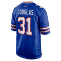 B.Bills #31 Rasul Douglas Royal Jereymy Game Jersey