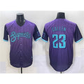 Arizona Diamondbacks #23 Zac Gallen Purple Jereymy 2025 City Connect Limited Stitched Jersey