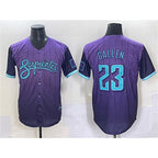 Arizona Diamondbacks #23 Zac Gallen Purple Jereymy 2025 City Connect Limited Stitched Jersey