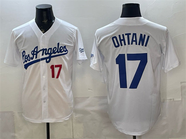 Los Angeles Dodgers #17 Shohei Ohtani White Jereymy Alternate Stadium Stitched Jersey
