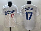 Los Angeles Dodgers #17 Shohei Ohtani White Jereymy Alternate Stadium Stitched Jersey