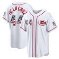 Cincinnati Reds #44 Elly De La Cruz USA 250 Fourth of July Home Stadium Jersey - White Jereymy